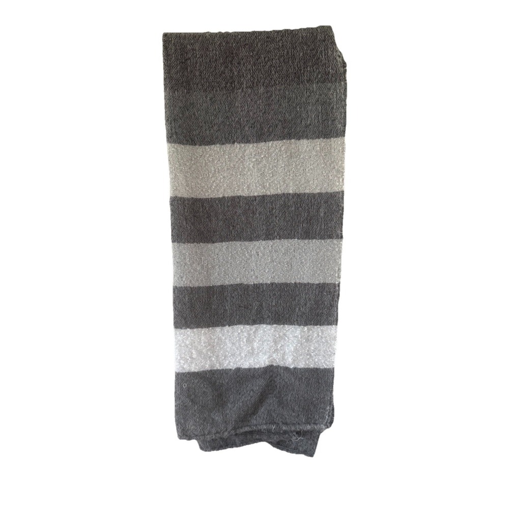Aerie‎ Blanket Scarf Adult One Size Gray Plaid Brushed Fuzzy Soft Wrap Shawl
